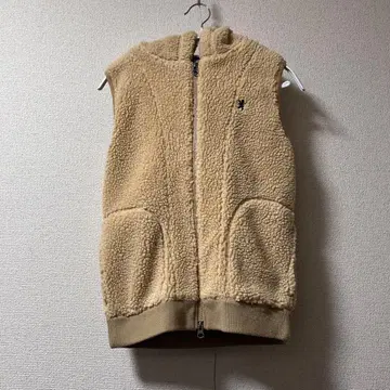 Gymphlex 후드 부착 보아 베스트 베이지 짐플렉스