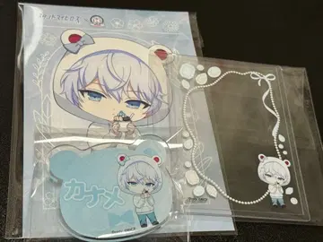 스타마이 롤 아이스 오나마에 배지 경질 케이스 엽서 야마자키 카나메