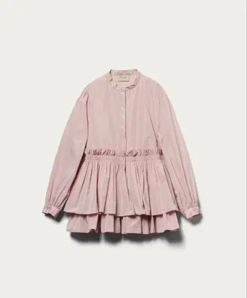 미사용품 UNITED ARROWS 라이트핑크 블라우스 프리 사이즈