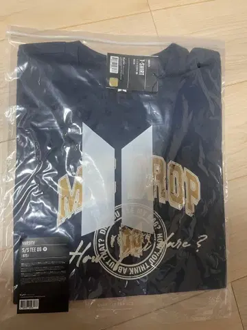 Big Hit S/S TEE 06 네이비 BTS MICDROP 티셔츠