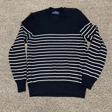 SAINT JAMES 보더 스웨터 네이비