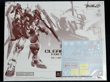 정품 수전사 데칼 포함 PG 1/60 트랜잠 라이저 클리어 컬러 바디
