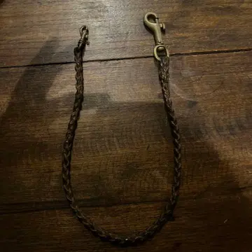 가죽 트위스트 지갑 체인 약 60cm
