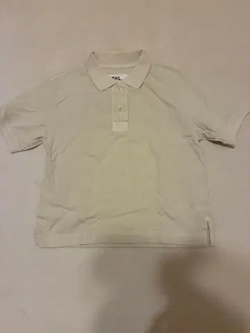 MHL 피케 셔츠 코튼 미색