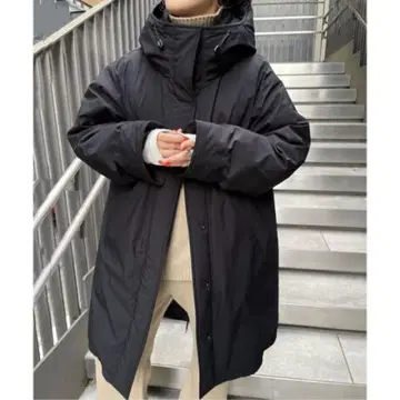 spick&span 발수 후디드 다운 코트