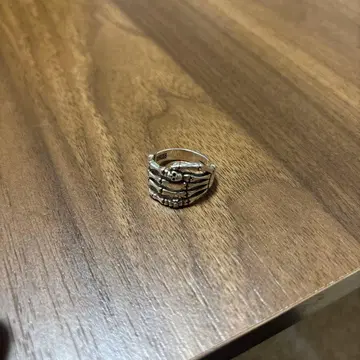 본 핸드링 해골 해골 은 사신 손가락 반지