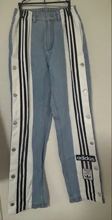 adidas 스트라이프 디자인 데님 팬츠 US 25