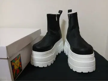 새상품 요스케 YOSUKE 23cm 여성용 통굽 숏부츠 플랫폼