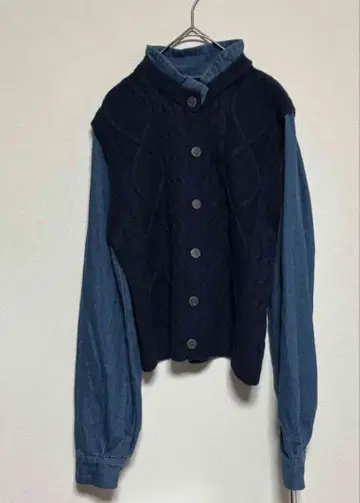 ABITOKYO 프론트 데님 도킹 상의