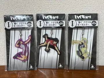 이어지는 아크릴 키링 I상 하이큐!! Happy 복권 3종 세트