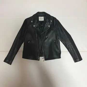 FREAK'S STORE 블랙 가죽 라이더 자켓