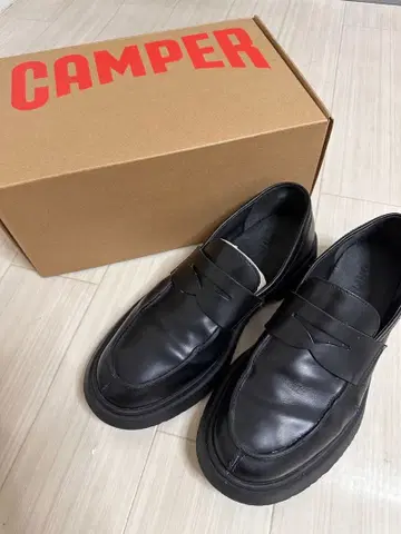 캠퍼 CAMPER 스테디셀러 로퍼 WALDEN 청키 밑창 블랙