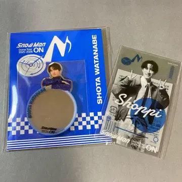 SnowMan 와타나베 쇼타 클리어 스티커 & 미러 스티커