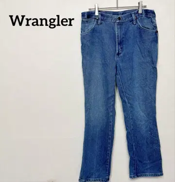 Wrangler 블루 스트레이트 데님 여성용 청바지 하의 바지
