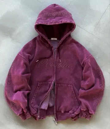 페르슈 지퍼 후드티