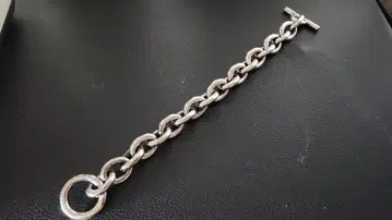 하나뿐인 실버 925 와이드 체인 팔찌