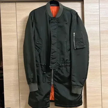 크리스 반 아쉬 2015ss 올리브 그린 MA-1 스타일 자켓