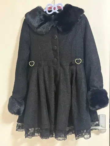 시마무라 양산 지뢰 코트 블랙 L 사이즈