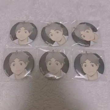 하이큐 잘 먹겠습니다 캔뱃지 스가와라 코시