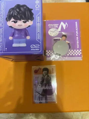 3종 세트 SnowMan ON 스노치루 소프트 비닐 후카사와 타츠야