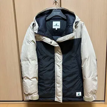 CAPTAIN STAG 다운 자켓 블랙 베이지 F 사이즈
