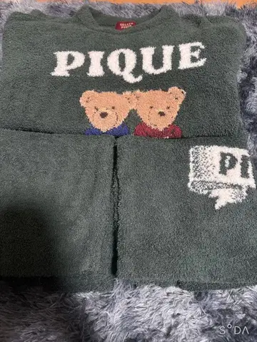 gelato pique 룸웨어 다크 그린