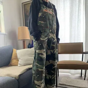 JNCO 빈티지 카모 오버롤 y2k