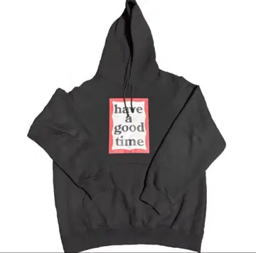 have a good time 블랙 후드티 S 사이즈