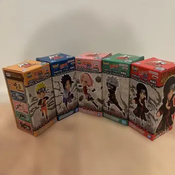 NARUTO 질풍전 월드 컬렉터블 피규어 5종 세트
