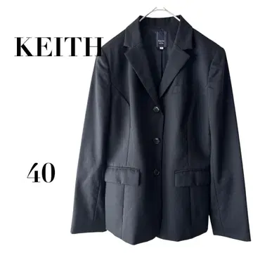 키이스 블랙 테일러드 자켓 블랙 40 울 100% 포멀