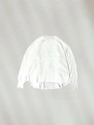 [레이어드 스타일] 부클 자카드 풀오버 페플럼 스타일 상의 여성용