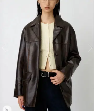 MOUSSY F/LEATHER 70s HALF 코트