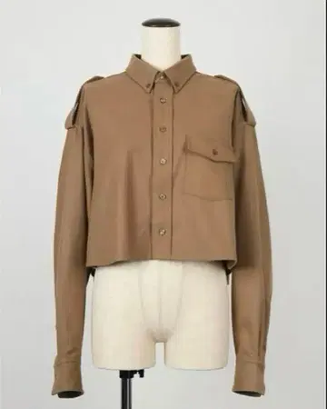 히가시하라 아키 에폴렛 숏 셔츠