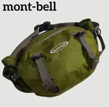 새상품급 mont-bell 몽벨 힙색 바디백 그린 계열