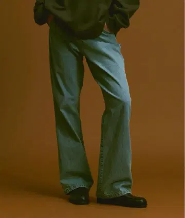 soerte straight denim pants size1