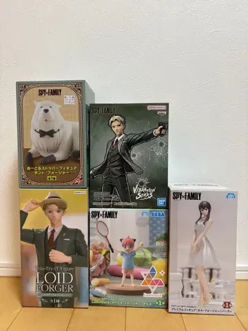 SPY x FAMILY 피규어 5종 세트