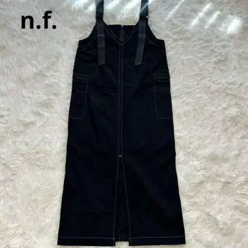 n.f. 에누에프 살로펫 원피스 L 사이즈 블랙