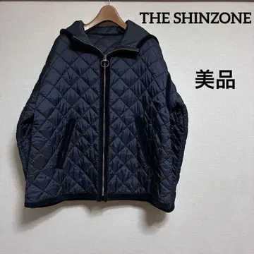 [새상품급] 더 신즈 존 후디 퀼팅 코트 블랙 프리 사이즈