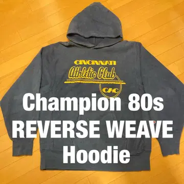 챔피온 80s 트리코 태그 리버스 위브 후디 XL
