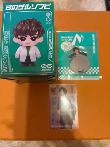 3종 세트 SnowMan ON 스노치루 소프트 비닐 아베 료헤이