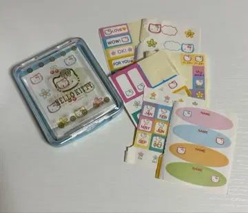 헤이세이 레트로 헬로키티 씰 케이스 (씰 증정 포함)