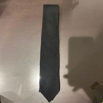 드레이크 블랙 니트 넥타이 슬림