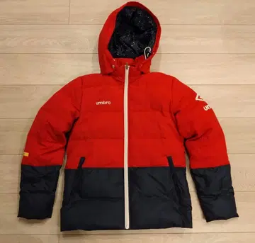 umbro 후드 부착 다운 자켓 빨간색/네이비