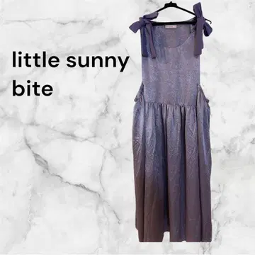 little sunny bite 새틴 롱 드레스 어깨 리본 롱 원피스