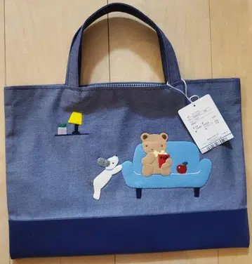 [택 포함 새상품] 파밀리아 데님백