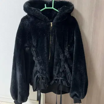 ROJITA 레이스업 퍼 블루종