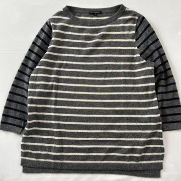 23구 캐시미어 100% 스트라이프 니트 사이즈 46 크기 사이즈