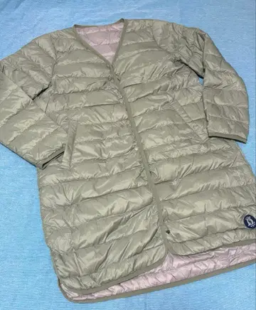 그린 다운 코트 이너 다운