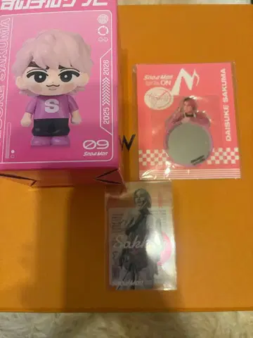 3세트 SnowMan ON 스노치루 소프트 비닐 사쿠마 다이스케