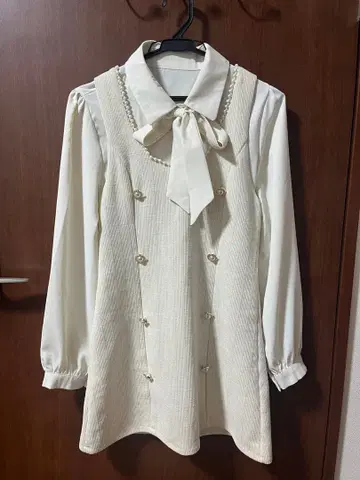 GRL 미니 원피스 화이트 S 사이즈